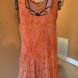 June & Delancey Pleated Dress